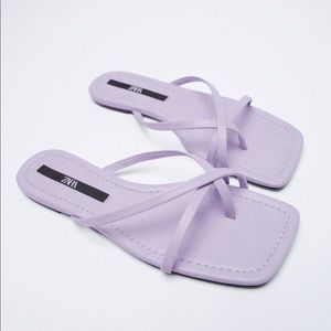 New Zara Purple Sandals